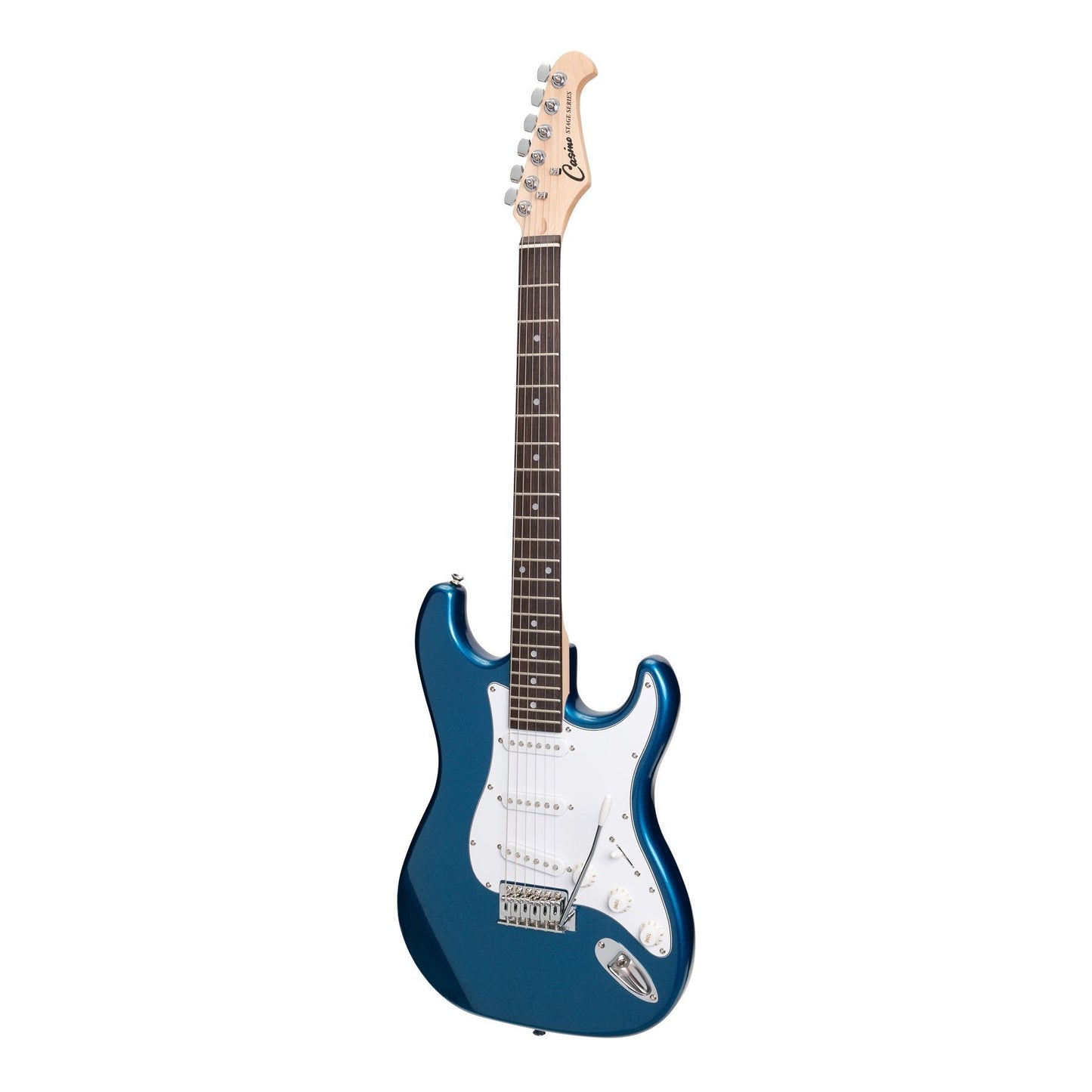 Casino ST-Style Electric Guitar and 10 Watt Amplifier Pack (Metallic Blue)