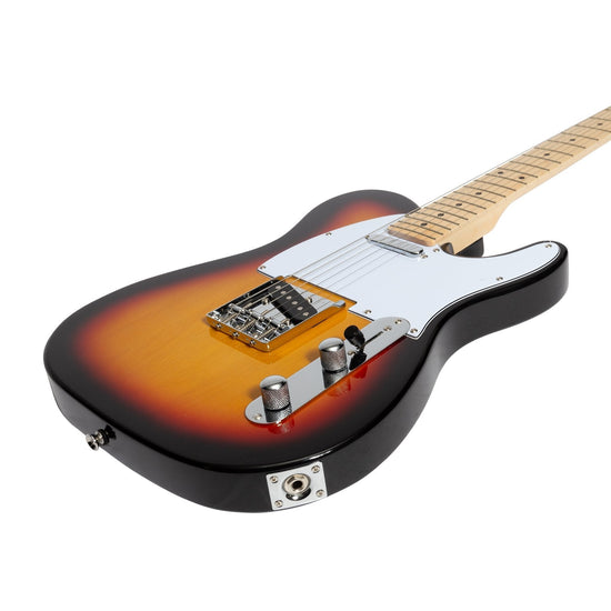 Casino TE-Style Electric Guitar Set and 15 Watt Amplifier Pack (Sunburst)