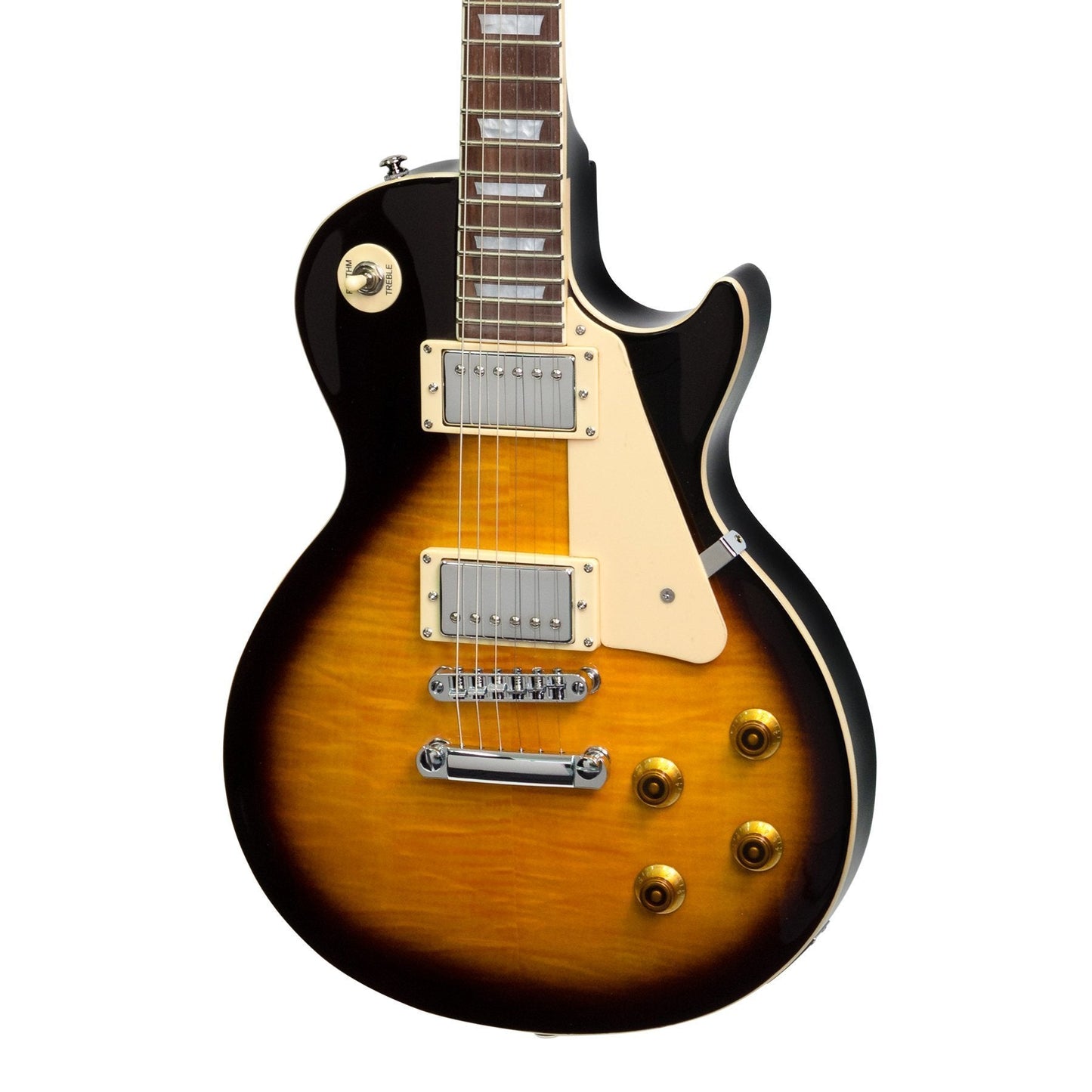 J&D Luthiers LP-Style Electric Guitar (Vintage Sunburst)