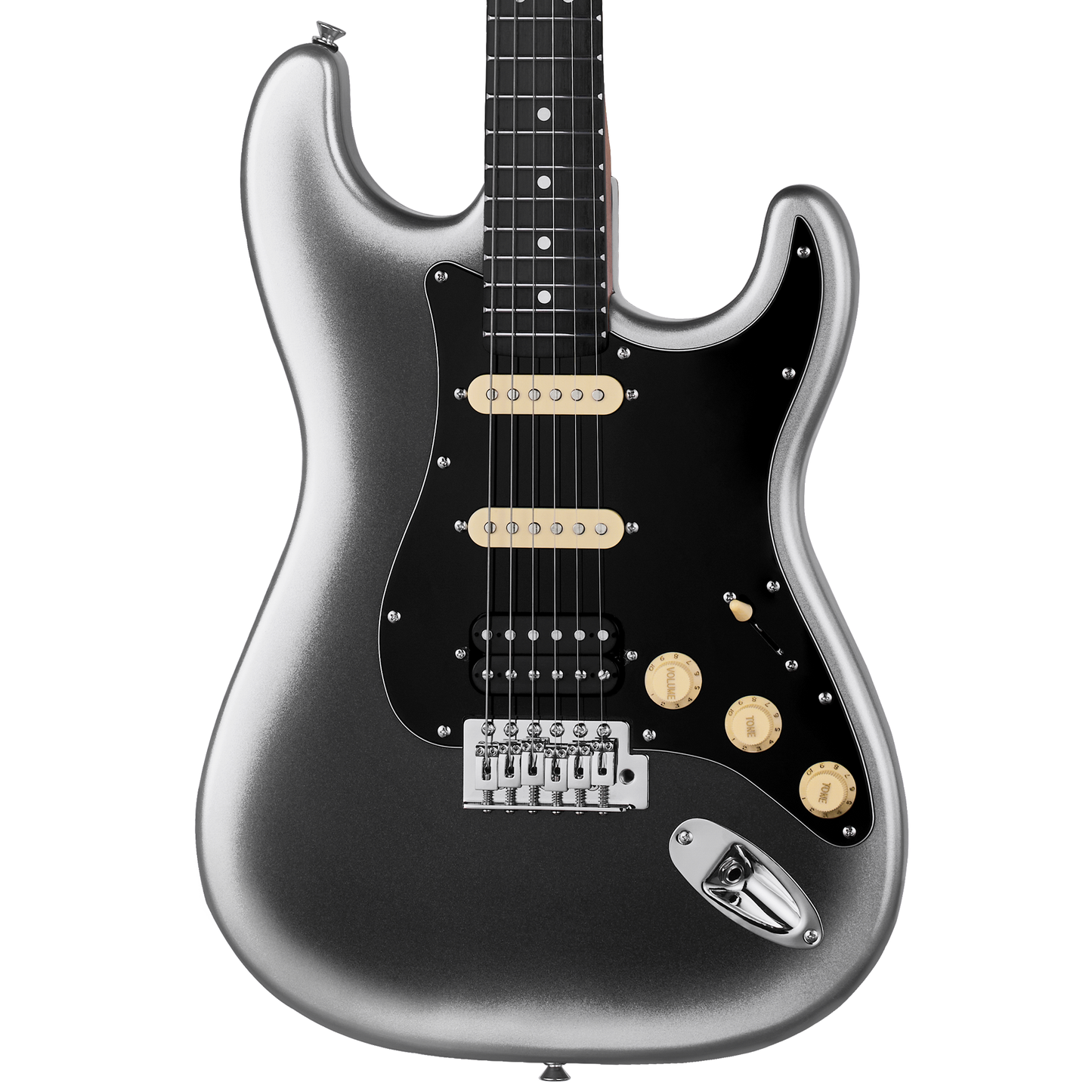 MOOER MSC10 ST-STYLE ELECTRIC GUITAR (DARK SILVER)