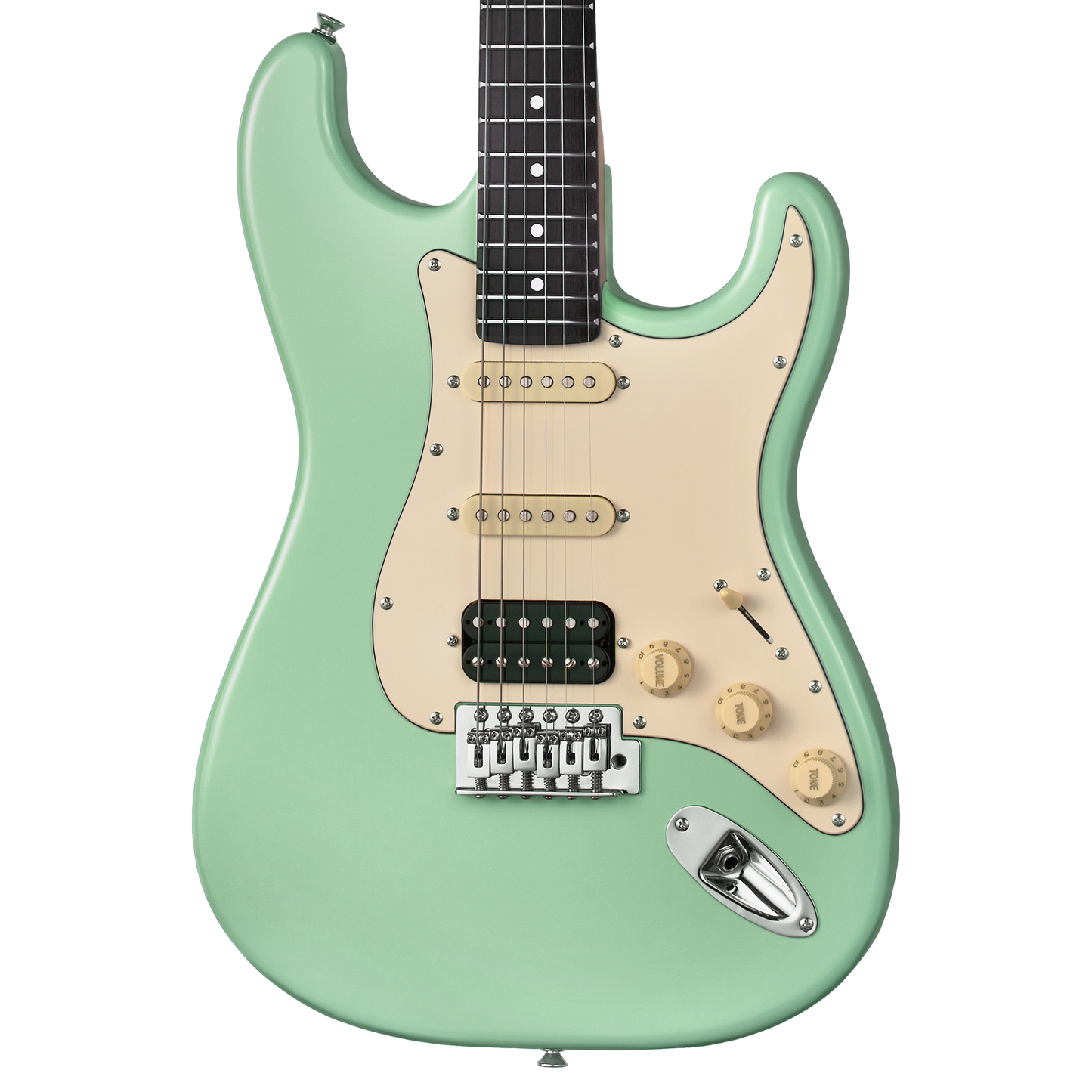 MOOER MSC10 ST-STYLE ELECTRIC GUITAR (SURF GREEN)