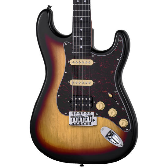 MOOER MSC10 ST-STYLE ELECTRIC GUITAR (TOBACCO SUNBURST)