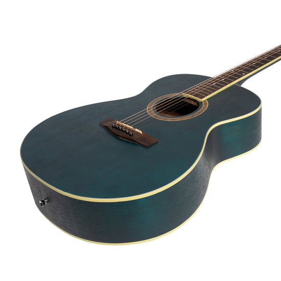 Martinez '41 Series' Folk Size Acoustic Guitar Pack (Blue)