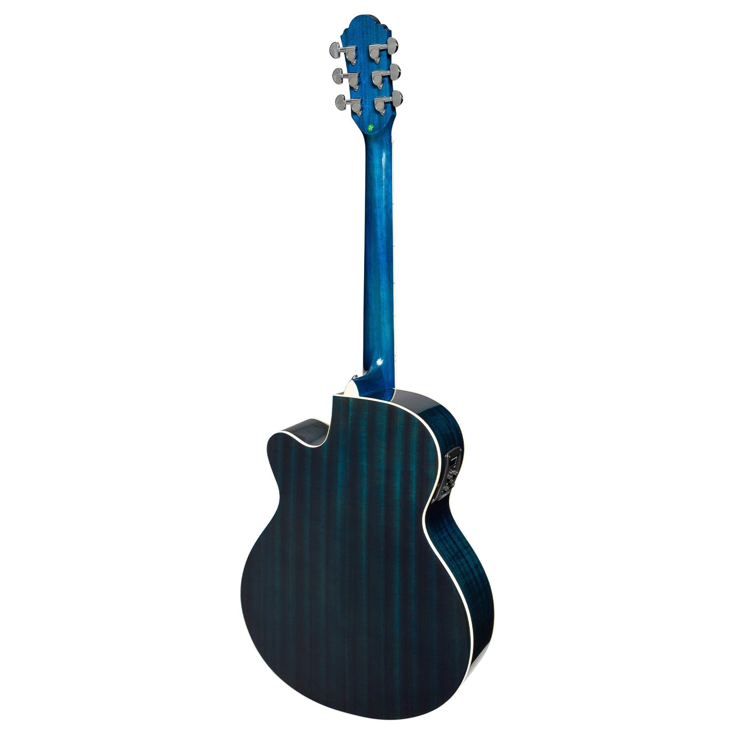 Martinez '41 Series' Folk Size Cutaway Acoustic-Electric Guitar (Blue Burst)