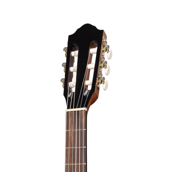 Martinez 'Slim Jim' Full Size Student Classical Guitar Pack with Built In Tuner (Mindi-Wood)