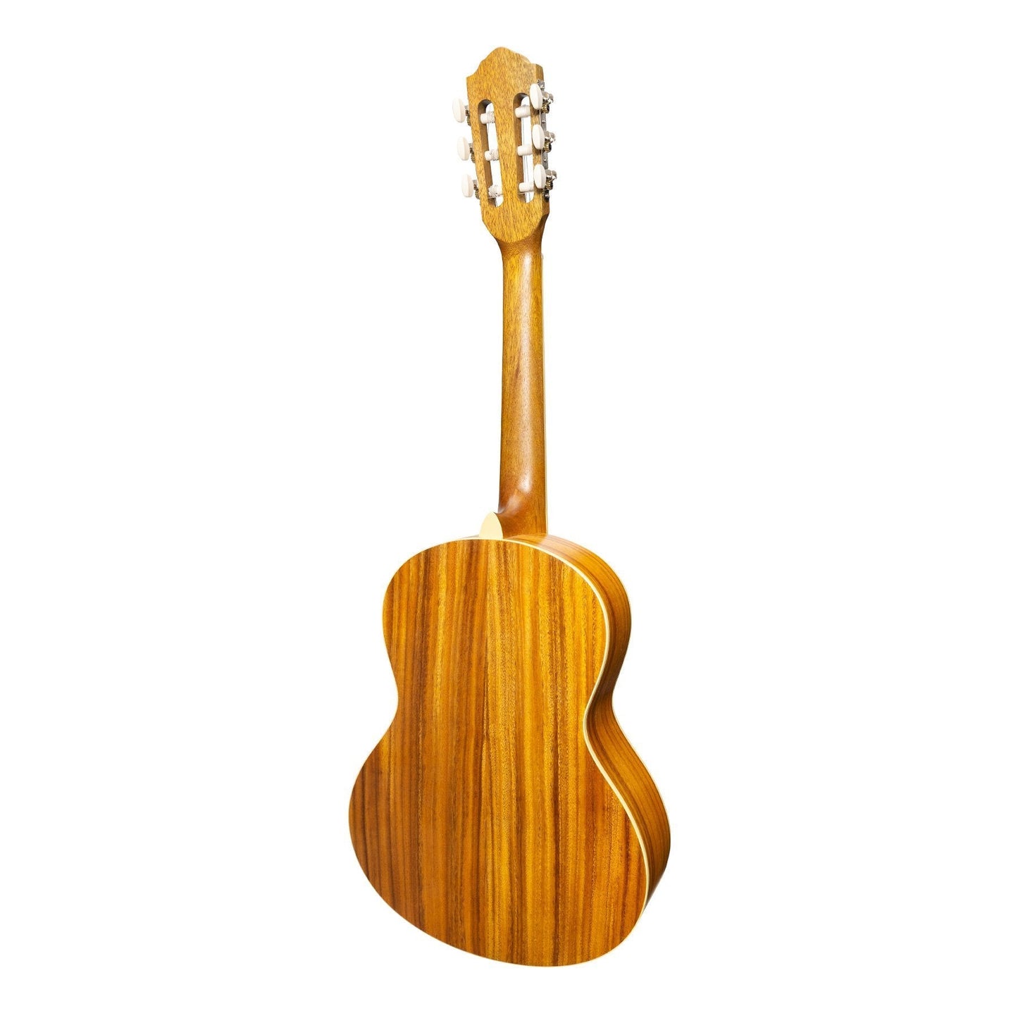 Martinez 'Slim Jim' Left Handed 3/4 Size Student Classical Guitar with Built In Tuner (Spruce/Koa)