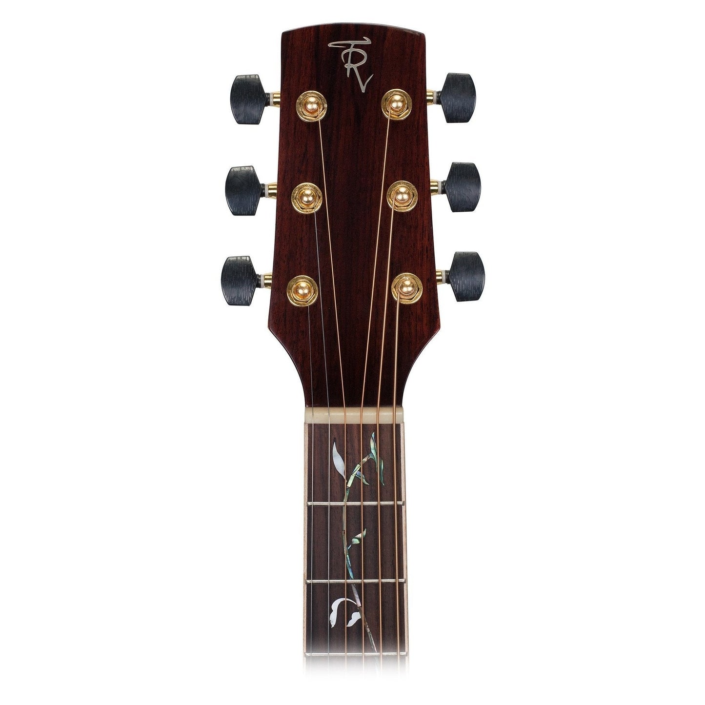 Timberidge '3 Series' Left Handed Spruce Solid Top Acoustic-Electric Small-Body Cutaway Guitar with 'Tree of Life' Inlay (Natural Gloss)