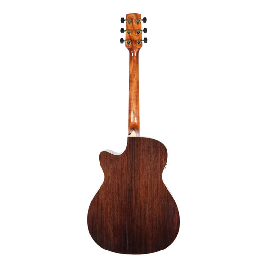 Timberidge '3 Series' Spruce Solid Top Acoustic-Electric Small Body Cutaway Guitar with 'Tree of Life' Inlay (Natural Gloss)