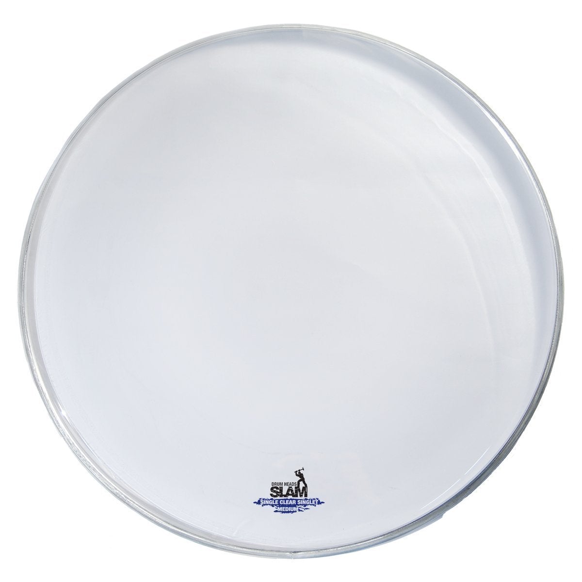 Slam Single Ply Clear Medium Weight Drum Head (18")